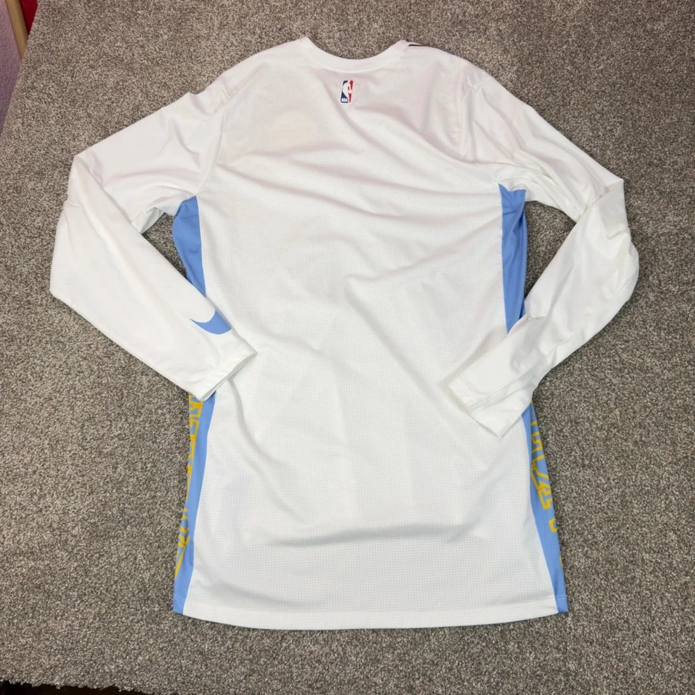 Nike NBA Los Angeles Lakers Minneapolis City Edition Shooting Shirt White XLT